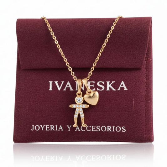 COLLAR NIÑO CORAZÓN | TEAM DORADO