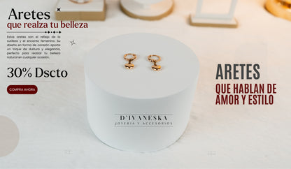 SET DE JOYAS | DIJE DE CORAZÓN + UNA INICIAL | TEAM DORADO ROSE