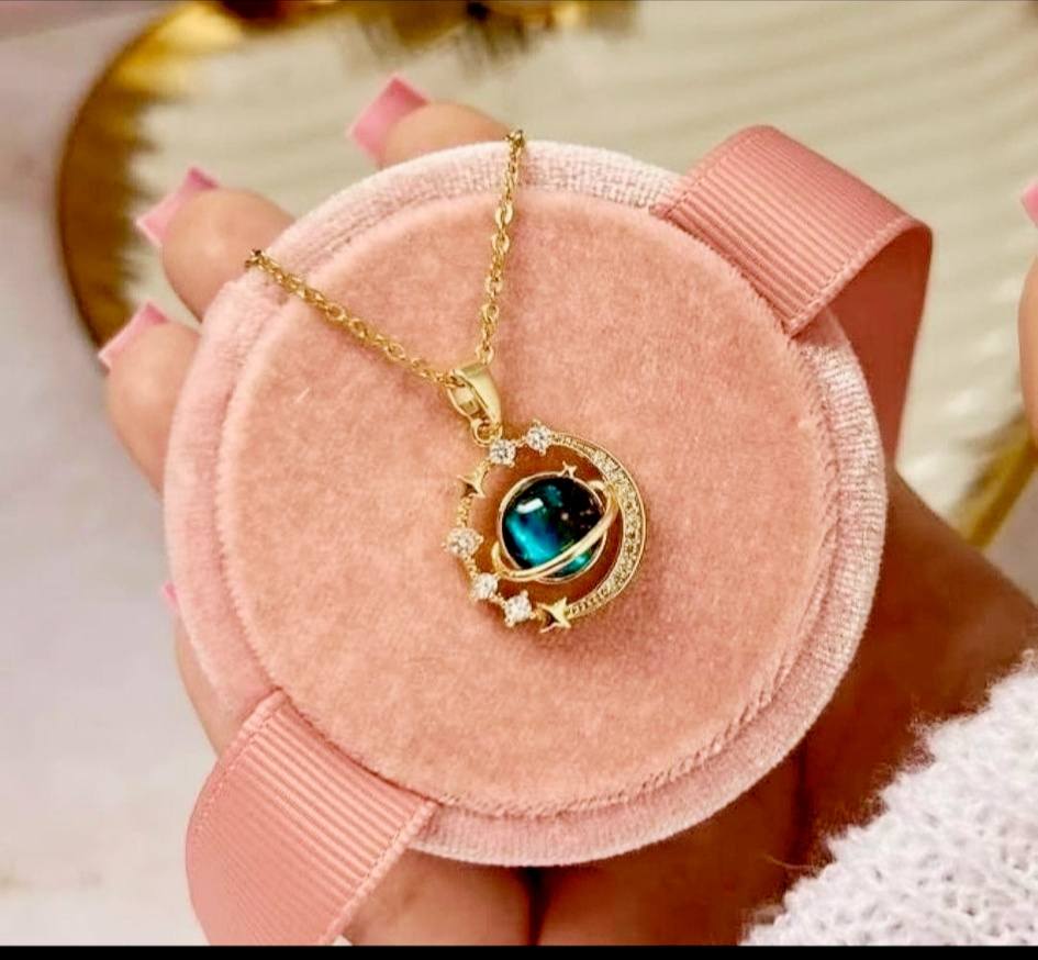 Collar Luz de Venus y la luna