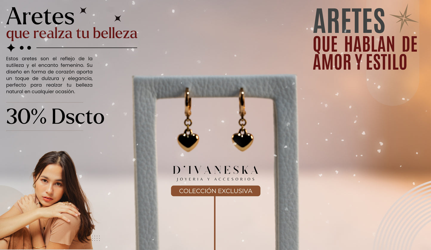 PACK DE JOYAS CON DIJE DE CORAZONES | SUPER PROMOCIÓN