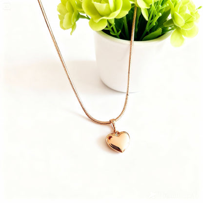 COLLAR + DIJE DE CORAZÓN | TEAM DORADO