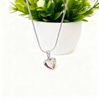 COLLAR + DIJE DE CORAZÓN | TEAM PLATEADO