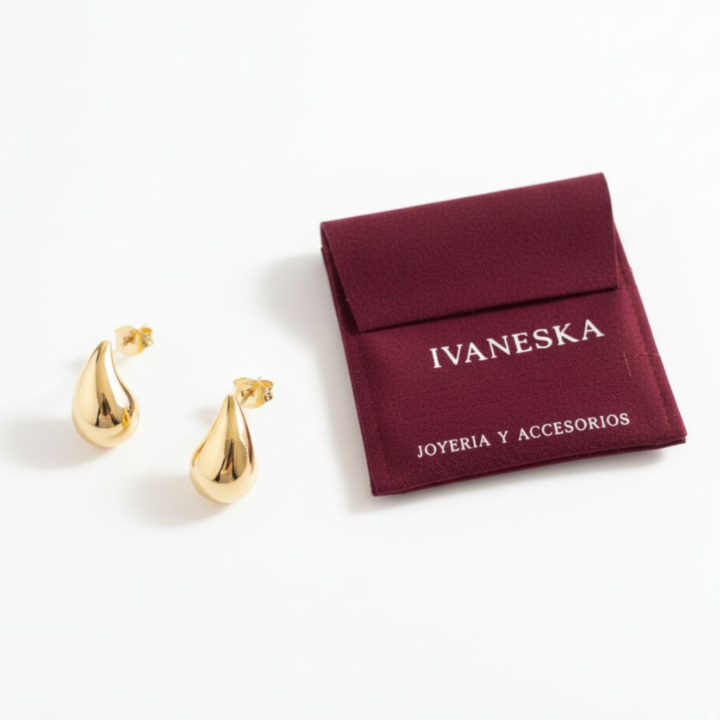 ARETES GOTAS DE AMOR | TEAM DORADO