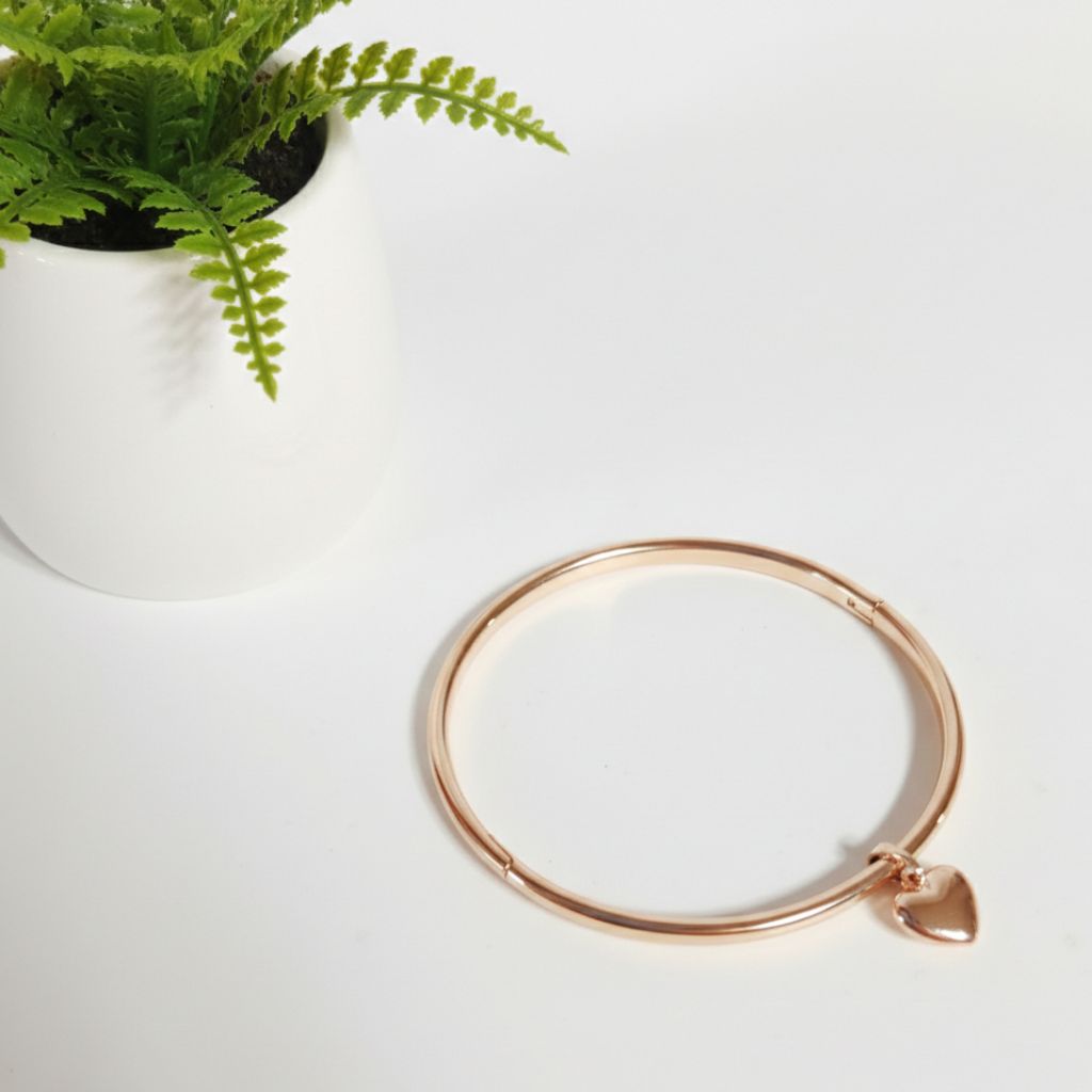 PULSERA + DIJE DE CORAZÓN | TEAM DORADO