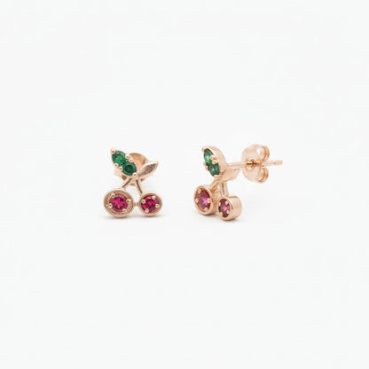 SET COLLAR CEREZA + ARETES | TEAM MULTICOLOR